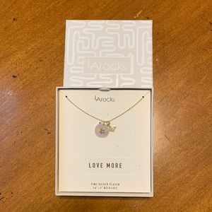 “Love More” Pendant Necklace by LA Rocks